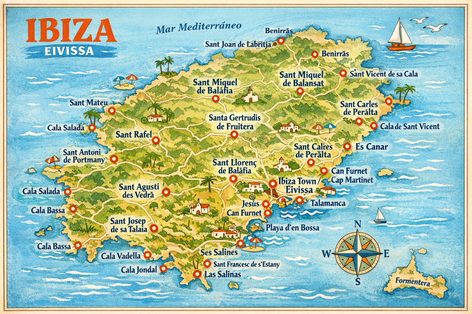 Interactive Ibiza Map